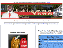 Tablet Screenshot of blackhomeownernews.com